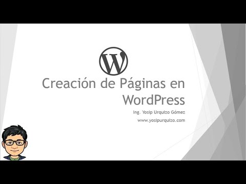 Creación de Páginas en WordPress | WordPress