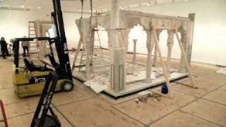 Installation of the Indian Garden Pavilion (time-lapse)