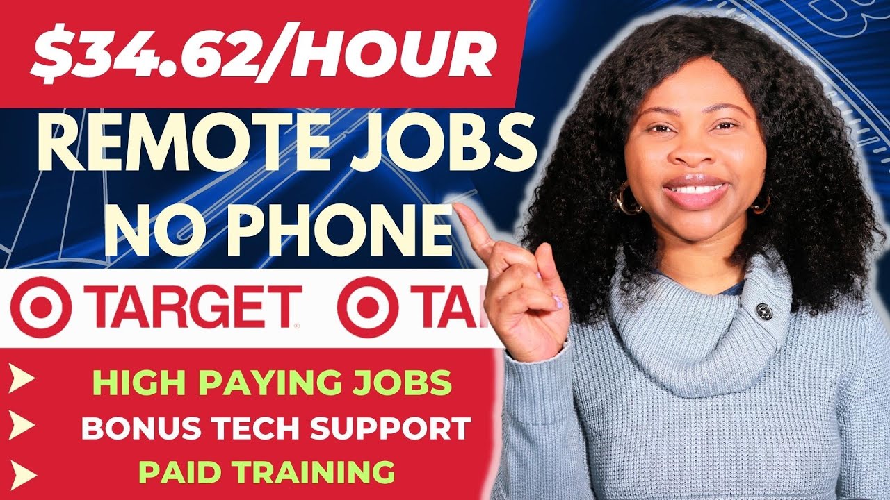 34/Hour Work From Home Jobs 2023 High Paying Remote Jobs With Target