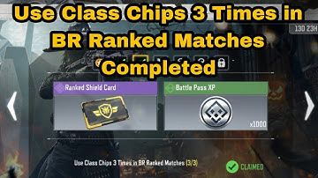 How to Use Class Chips 3 Times in BR Ranked Matches Cod Mobile