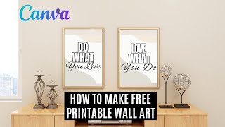 How to Make FREE Quote Wall Art in Canva screenshot 3