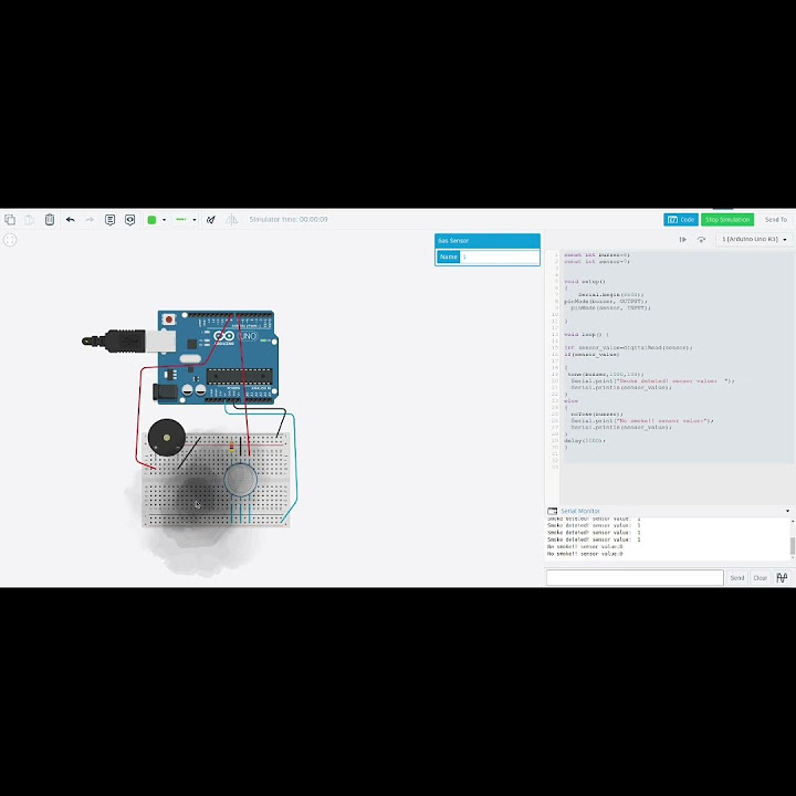 Gas sensor using Arduino in Digital mode #arduino #gassensor # ...