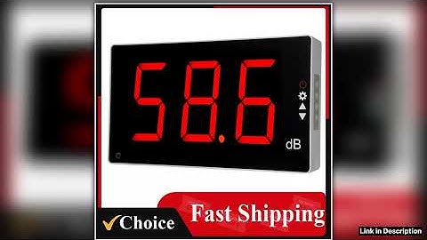 Sound Level Meter with Large LCD Screen Wall Mounted Digital Sound Level Meter Digital Noise Meter