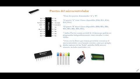2.-Curso de microcontroladores(Proteus+CCS)-Entradas, salidas, puertos  de pic, y el registro TRIS.