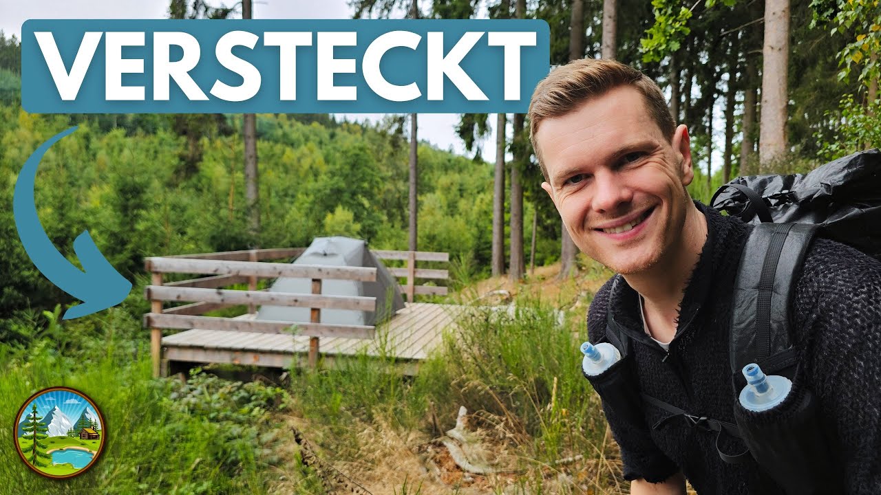 Einsame Nacht im schönsten Trekking-Camp Deutschlands
