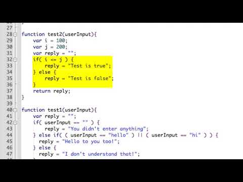Tests and Condition | Javascript (In Ten Easy Steps)