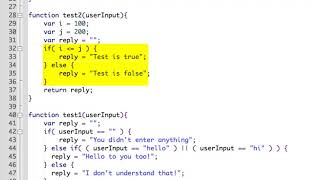 Tests and Condition | Javascript (In Ten Easy Steps)