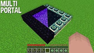 Its realy working MULTI NETHER + ENDER PORTAL in Minecraft ? MULTI PORTAL