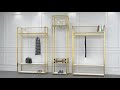 Clothing display rack in retail design