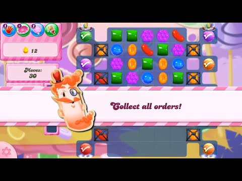Candy Crush Saga Level 2825 NEW FORMAT no boosters