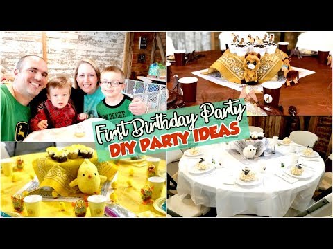 baby-boy-first-birthday-party-:-farm-themed-party