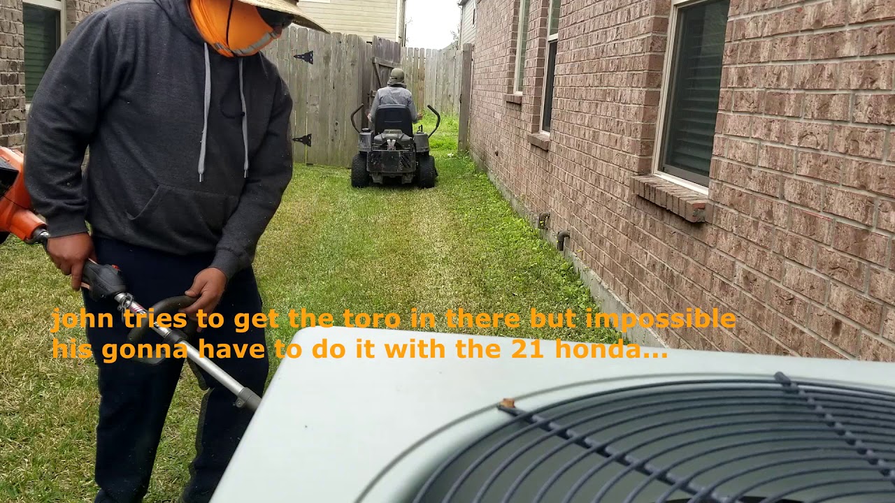 Helping out a Lawn Care Friend