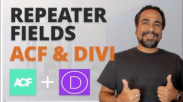 Use a REPEATER FIELD in DIVI Theme Builder with Advanced Custom Fields (ACF) & WordPress