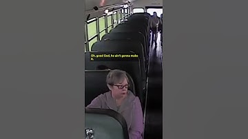 Thumbnail of Truck Narrowly Misses School Bus After Brakes Fail