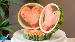 HOW TO CUT WATERMELON FOR YOUR LOVE | Carving Watermelon