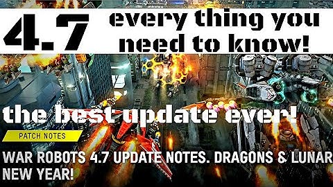 War Robots-Update 4.7-Economy Changes, New Bots And Weapons, Event And More