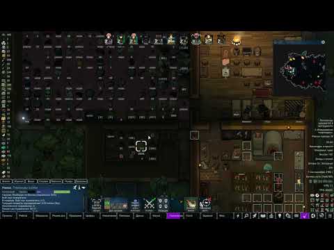 Видео: смерч и ~15 злых саблезубиков, что может быть лучше? Rimworld HSK