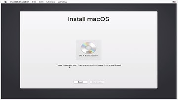[Solved] There is not enough free space on OS X base Sytem to Install