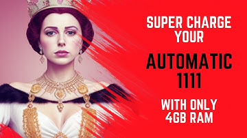 Optimize Automatic 1111 for 4GB VRAM GPU