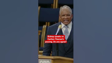 Thumbnail of Bishop speaks on Carlton Pearson’s passing. #religion #church #youtube