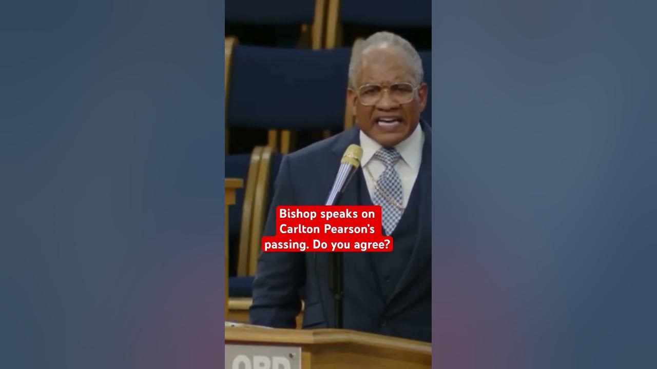Bishop speaks on Carlton Pearson’s passing. #religion #church #youtube Bishop speaks on Carlton Pearson’s passing. #religion #church #youtube