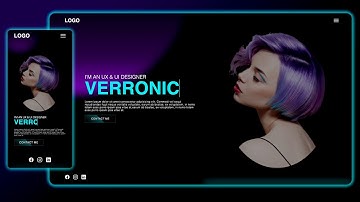 Dynamic Portfolio Website Landing Page: HTML, CSS & javaScript ✨🚀