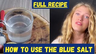 WHAT IS THE BLUE SALT TRICK INGREDIENTS RECIPE REVIEWS AND SIMPLE TRICK TO CURE ED