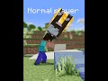 Minecraft Normal player VS Psycopath