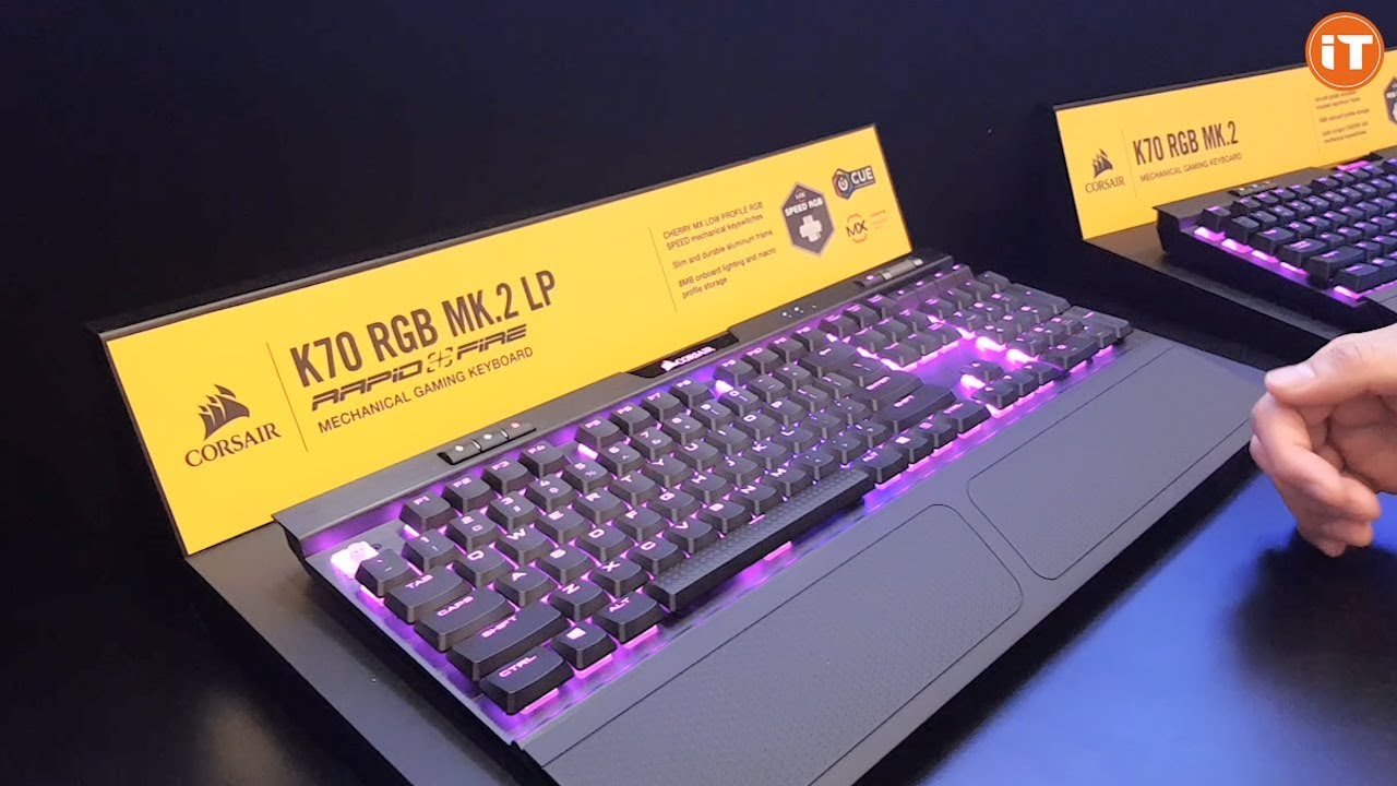 Corsair Gaming K70 RGB Rapidfire MK.2 Low Profile Cherry MX LP Spee