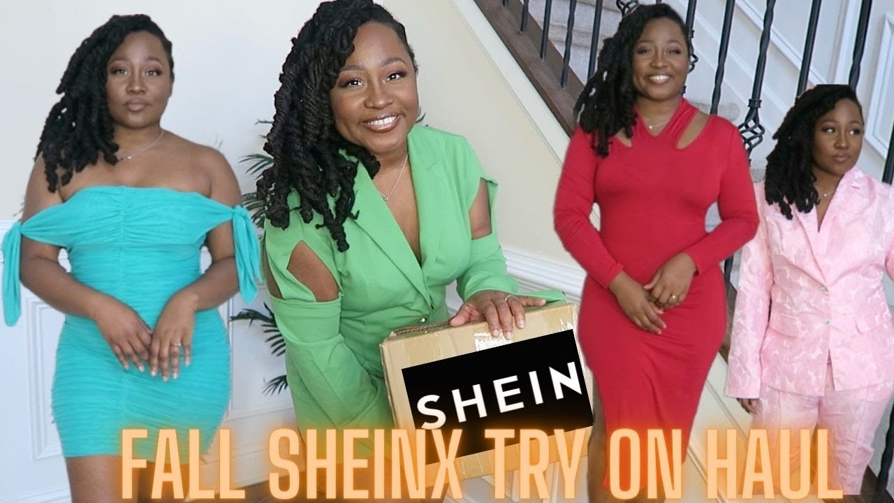 SHEINX FALL TRY ON HAUL STYLING IDEAS COUPON CODE 2022 YouTube
