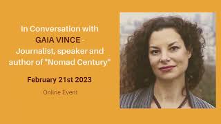 European Book Club  In Conversation With Gaia Vince