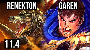 Como jogar de Renekton contra Garen?
