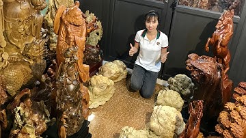 BÁO GIÁ 7 TÁC PHẨM THIỀM THỪ NU NGHIẾN ĐẸP - TƯỢNG GỖ TRUNG KIÊN