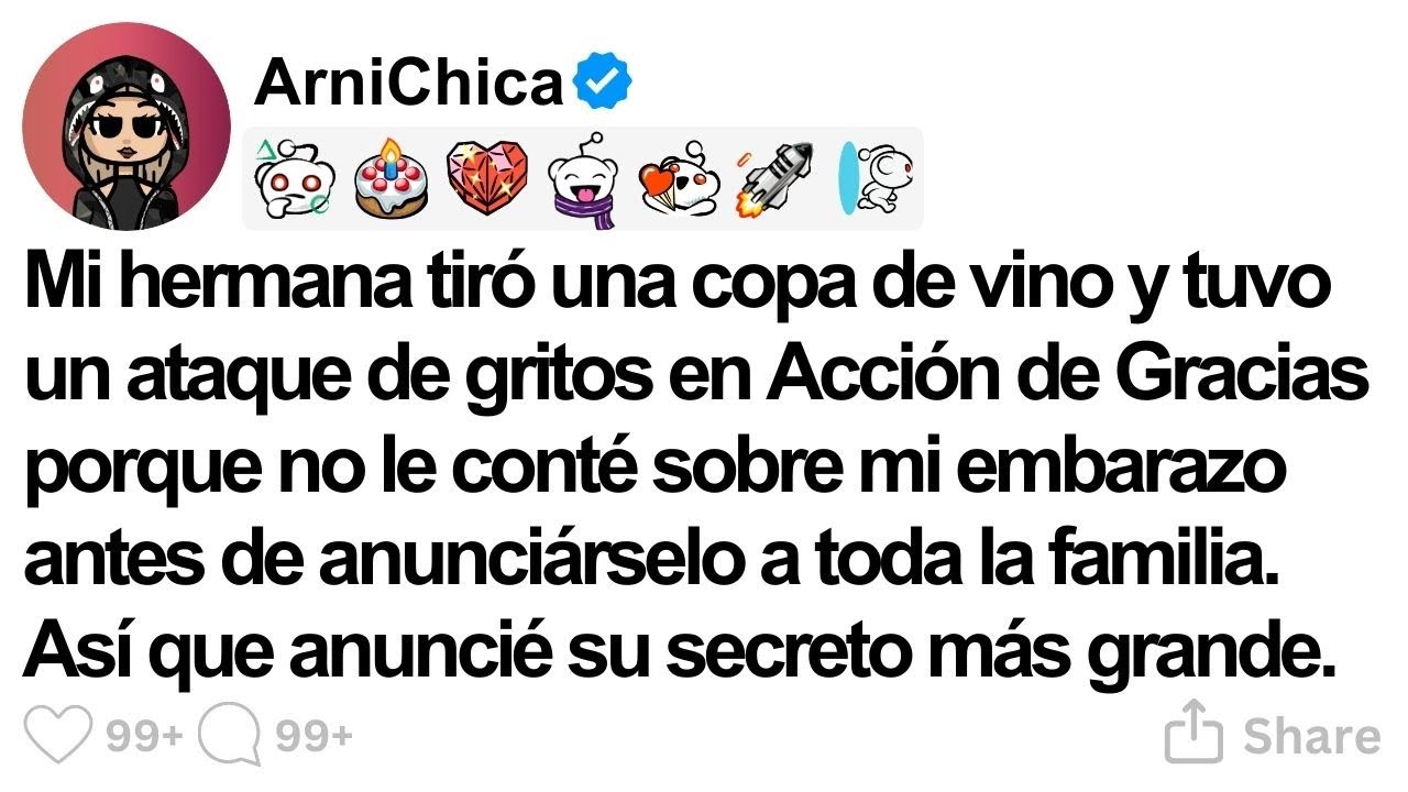 [TODA LA HISTORIA] Mi hermana tiró una copa de vino y tuvo un colapso nervioso en Acción de Gracias.
