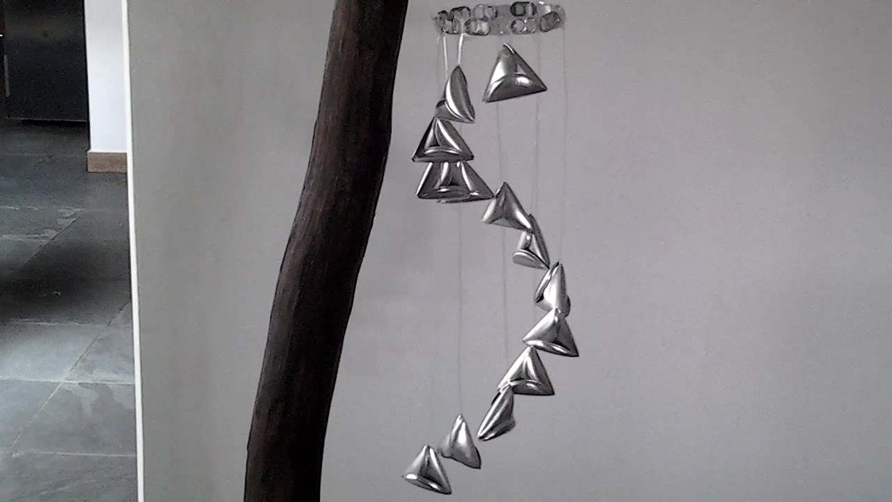 Diy - mensageiro dos ventos feito de latinhas e garrafa pet- sem cola-creditos  Angela rodrigues