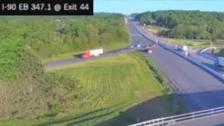 Part of NYS Thruway shut down following serious crash