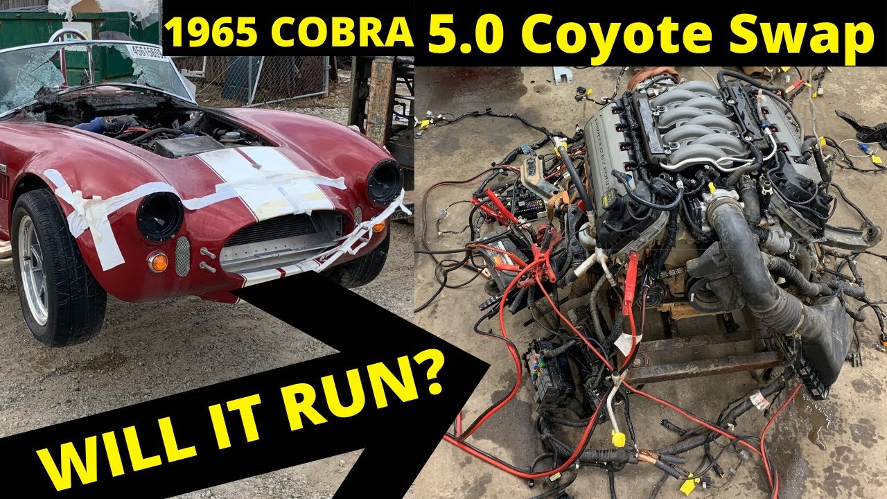 1965 Cobra Coyote Swap First Start Fire Damage from Copart