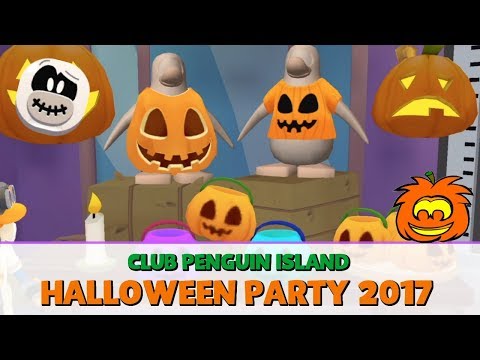 club-penguin-island:-halloween-party-2017-walkthrough!-(part-1)