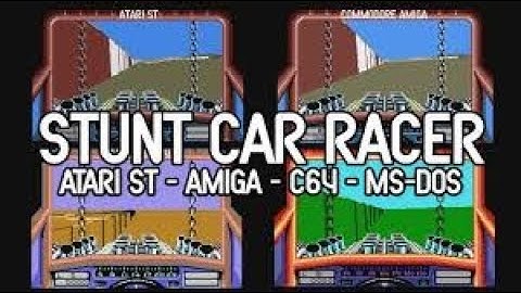 🕹️ Game-Comparison/1989-2025: Stunt Car Racer⧸Comparison (Atari ST, Amiga, C64, MS-DOS)