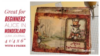 Junkjournal*『』 Grungy Vintage Junk Journal: Final Touches, Binding, Flip