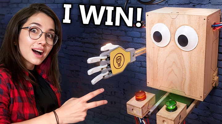 I Beat the Unbeatable Rock, Paper, Scissors Robot!