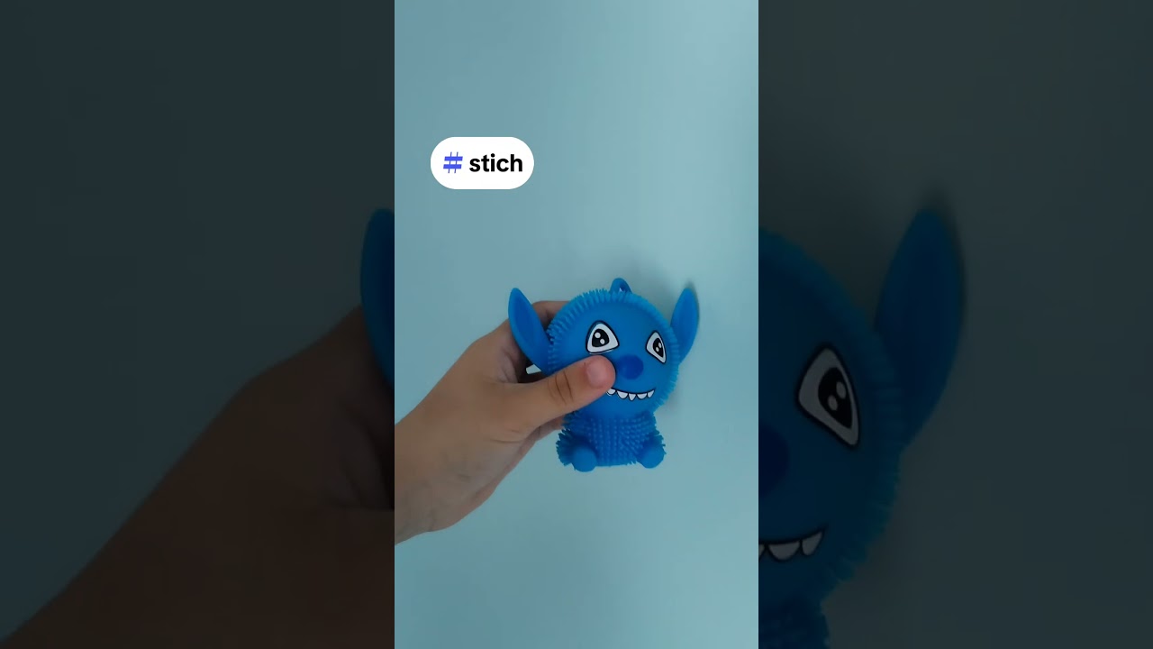 Силиконова светеща антистрес играчка STITCH 4 YouTube player
