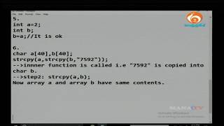 String Handling Function in C -2 | APSSDC | MANATV | 13-12-2017