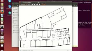 How to create a ROS map using a buildings floorplan