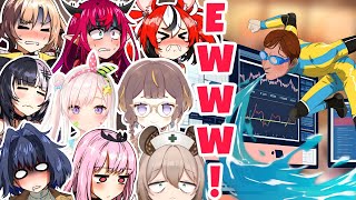 Thats Disgusting Hololive Girls Nimi Nightmare React To Water Boy