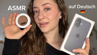 🌙 ASMR Monthly Favorites in German 🇩🇪 (lots of tapping & clicky whispering 🌙