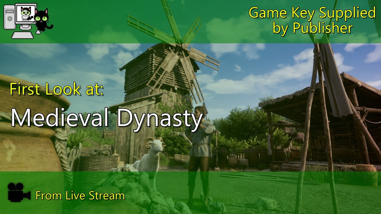 First Look - Medieval Dynasty (Live Stream)