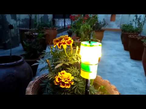 How To Make A Garden Led Lamp Beautiful And Decoration