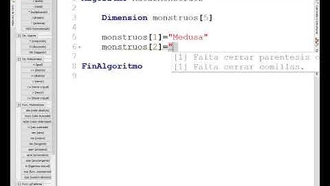 Recorrer array Listas PSEINT TIC 1 Bachillerato IES Monterroso