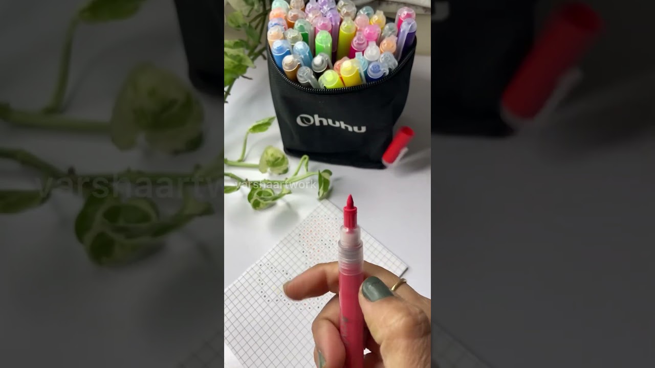 Pokémon 💛🧡 Pixel Art Marker pen 